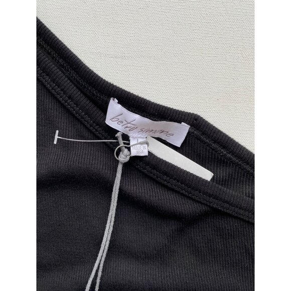 *** Betro Simone One Shoulder Ribbed Bodysuit ( M ) - Picture 2 of 4